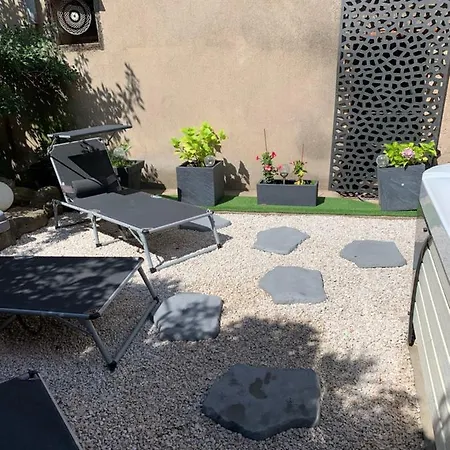 Les Dahlias 4 Personnes Jacuzzi Barbecue Jardin Arbore Climatise Διαμέρισμα